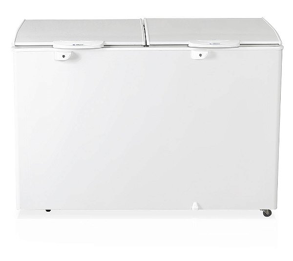 Conservador Horizontal - 2 Tampas Cegas - Skin Condenser - GHBS-410 BR - 411 Litros