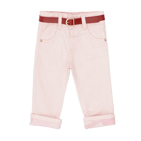 calça rosa infantil