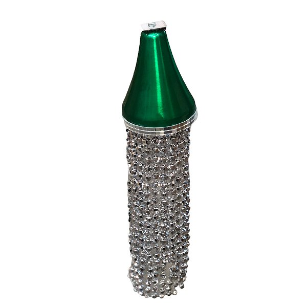 Abajur Pendente Verde em LED Verde Pequeno