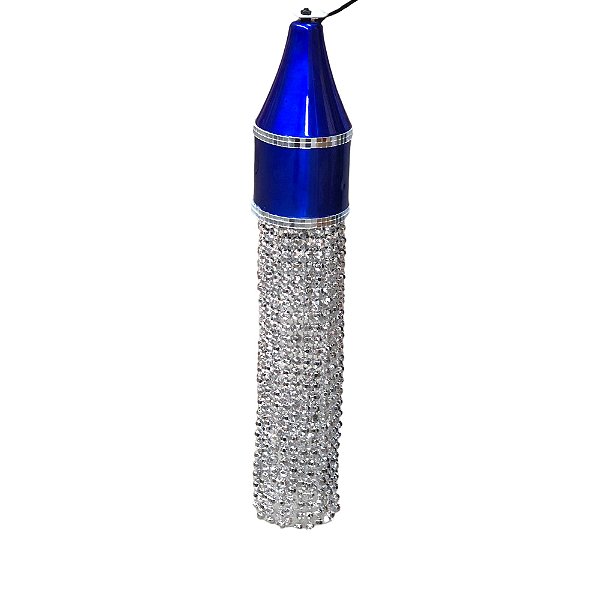Abajur Pendente Azul em LED Azul