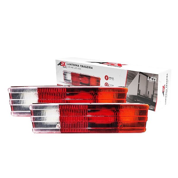Par Lanterna Traseira Mercedes em LED Bivolt