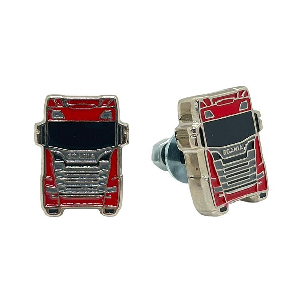 Par de Parafusos para Placa Scania Caminhão Vermelho