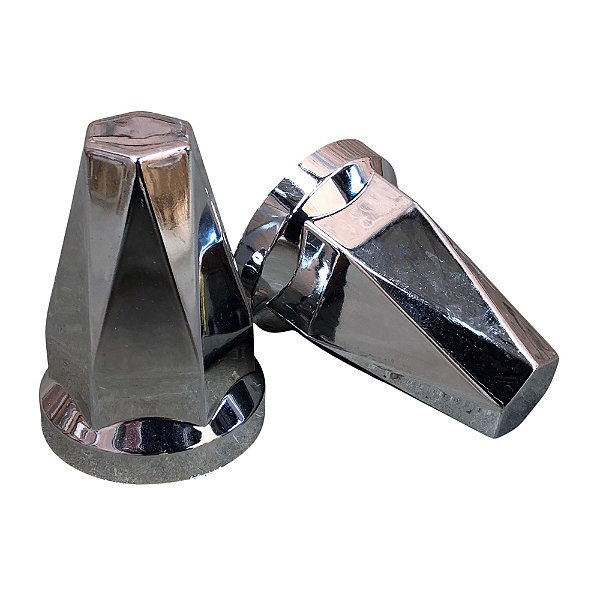 Capa de Porca Diamante Cromada