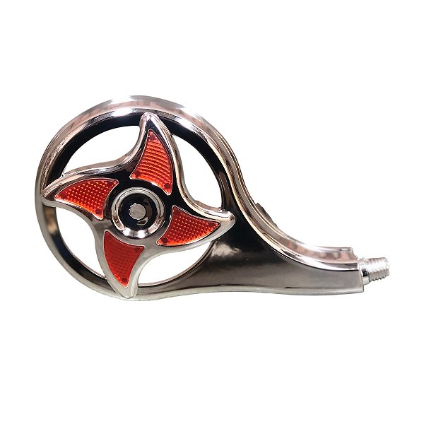 Calota Rodoar 4 Pontas Laranja