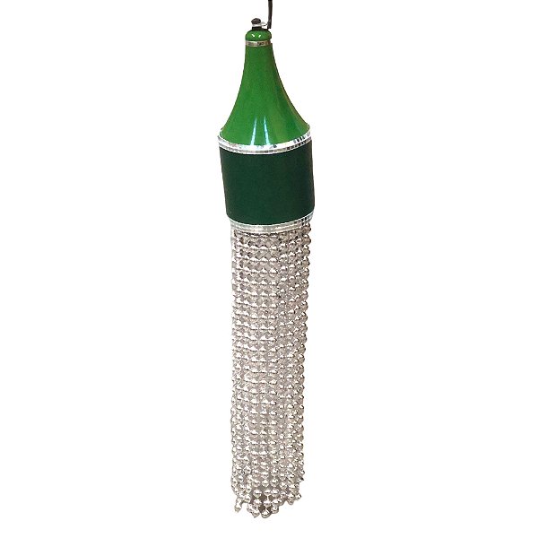 Abajur Pendente Verde em LED Verde 12v - Grande