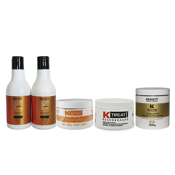 Kit Cronograma - Emoliente Hidratação, Nutrição e Reconstrução