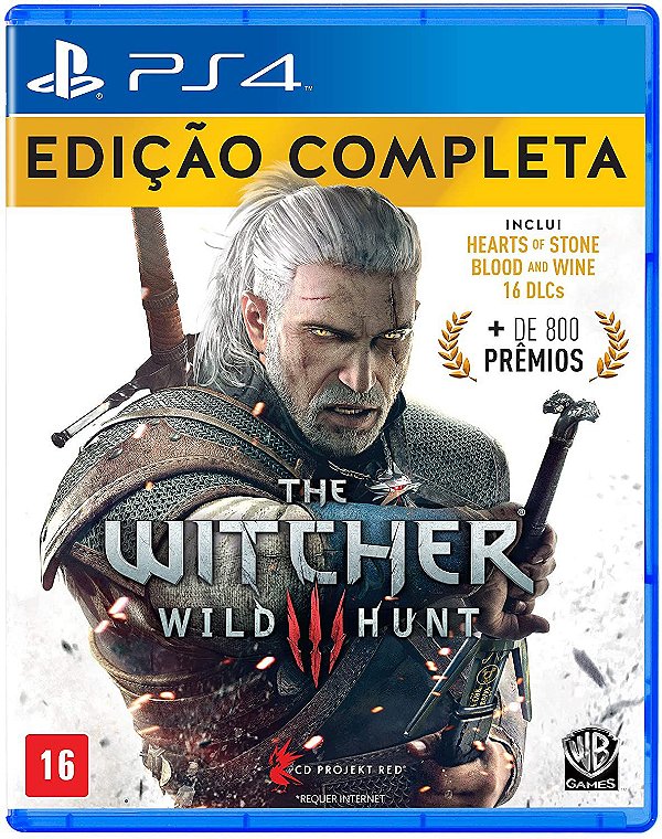 The Witcher 3 Edição Completa PS4 - Semi novo