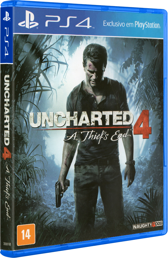 Uncharted 4 A Thief`s End - PS4 Semi Novo