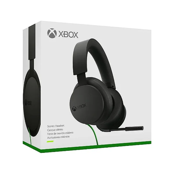 Headset Gamer Xbox, Som Surround, Dolby Atmos, Drivers 40mm, P2, Preto