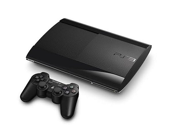 PS3 Super Slim 250GB Destravado + 80 Jogos