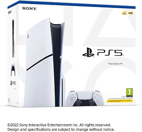 Console PS5 Slim Mídia Física 1 TB
