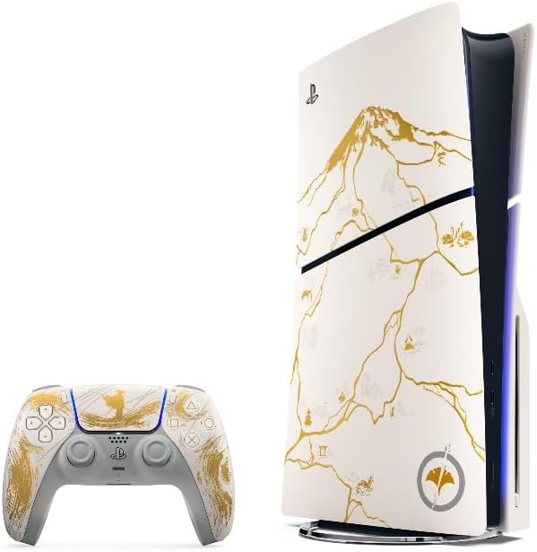 Console PlayStation 5 Slim Edição Limitada Ouro Ghost of Yotei