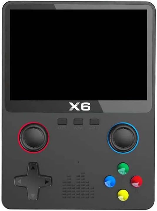 Console Game X6 / Tela 3.5" / TF Card / 3D / 32GB - Preto