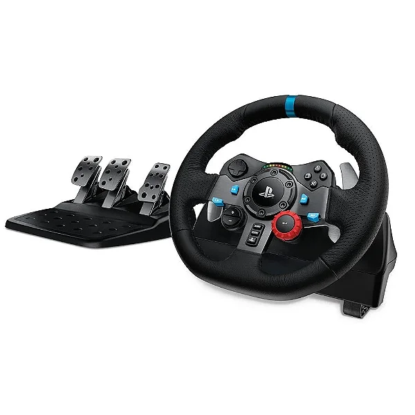 Volante Logitech G29 Driving Force para PS5, PS4, PS3 e PC - Semi Novo