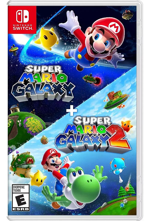 Super Mario Galaxy + Super Mario Galaxy 2 - Nintendo Switch Semi Novo