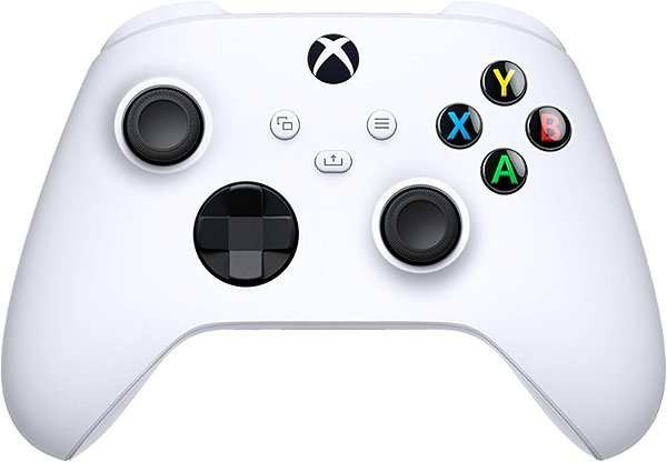 Controle Xbox Series Robot White - Xbox Series S/X, One e PC - Semi Novo