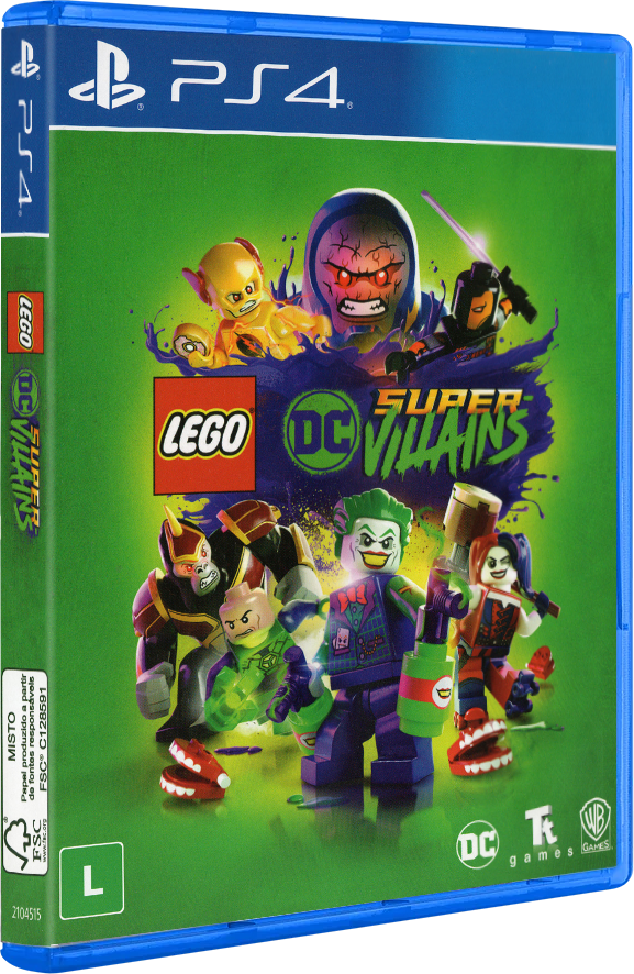 LEGO DC Super-Vilões PS4 - Semi Novo