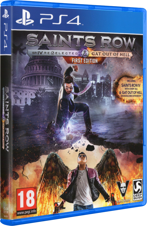 Saints Row IV: Re-Elected + Gat out of Hell - PS4 Semi Novo