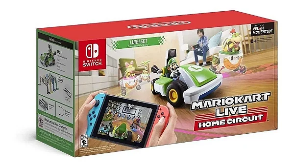 Mario Kart Live: Home Circuit Luigi Set Edition Switch - Semi Novo