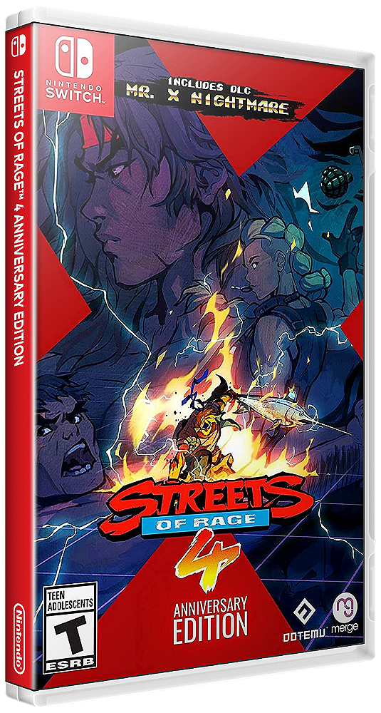 Streets of Rage 4 Anniversary Edition - Nintendo Switch Semi Novo