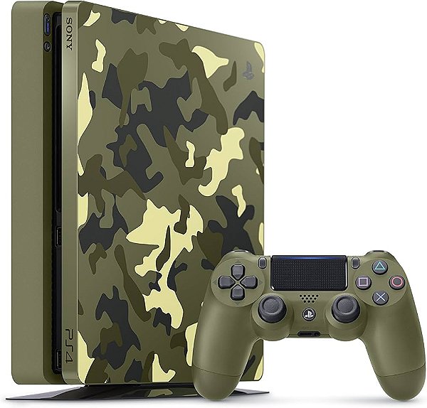 PS4 Slim 1TB Camuflado - Semi Novo