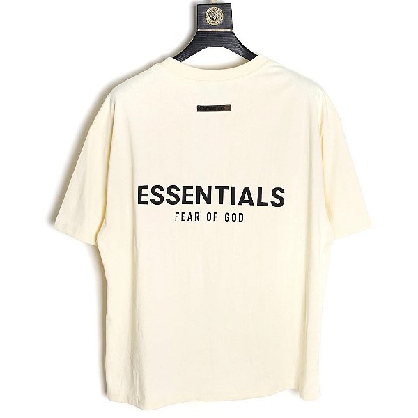 Camiseta Fear of God Essentials Cream