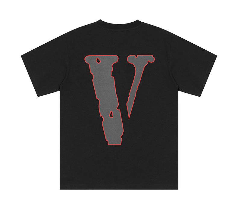 Camiseta Preta VLONE "999" Juice Wrld Refletiva