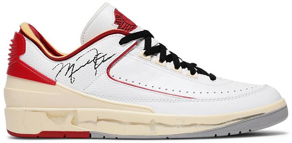 Air Jordan 2 Retro Low SP x Off-White 'White Varsity Red'