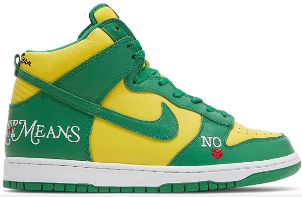 Nike Dunk High SB Supreme x 'By Any Means - Brazil'