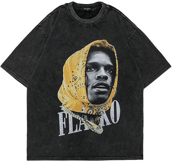 Camiseta Vintage Bootleg A$AP Rocky "Flacko"