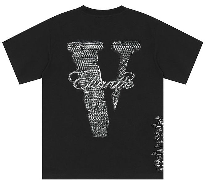 Camiseta Vlone x A$AP YAMS Day Tribute Preta