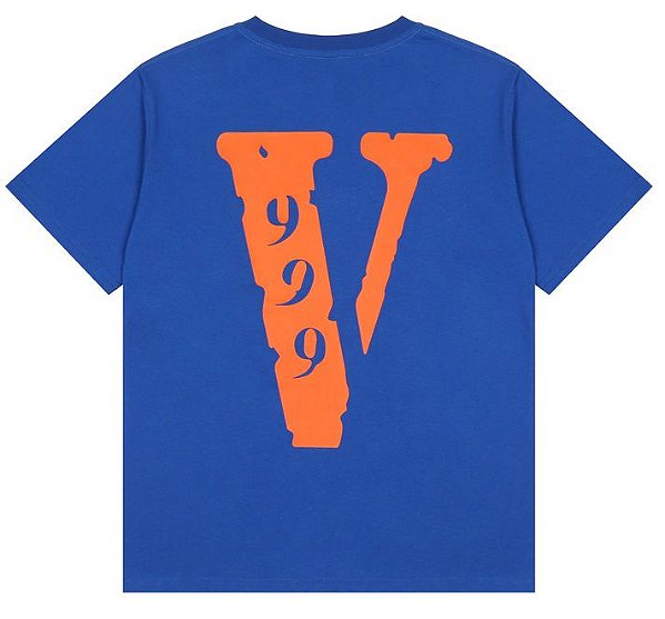 Camiseta Vlone x Juice Wrld 999 Legends Never Die Azul