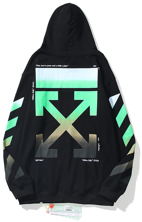 Moletom Off-White Oversized Green Gradient