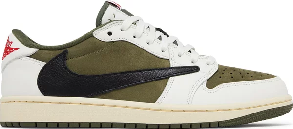 Travis Scott x Air Jordan 1 Retro Low OG SP 'Reverse Olive