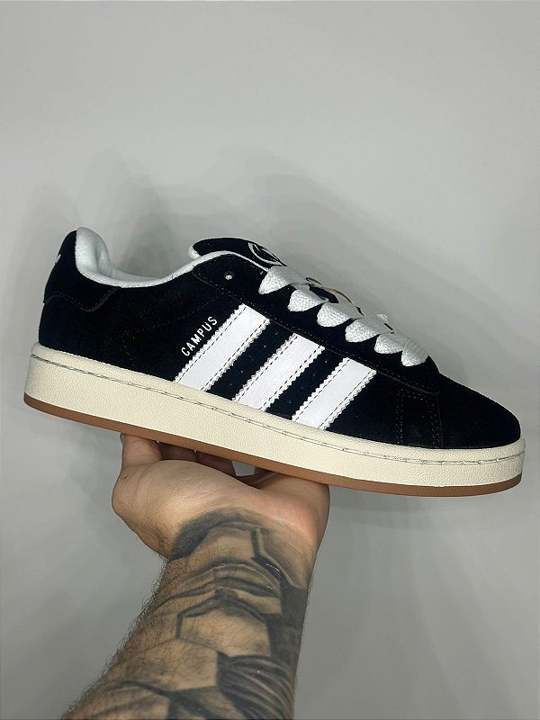 PRONTA ENTREGA - Adidas campus 00s Black White Gum