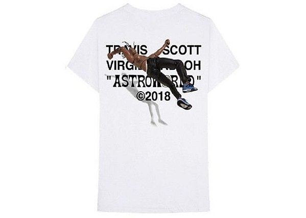 Camiseta Travis Scott x Virgil Abloh By A Thread Tee (Cactus Jack Version)