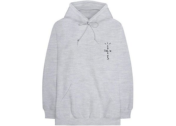 Moletom Cinza Travis Scott Cactus Jack Records