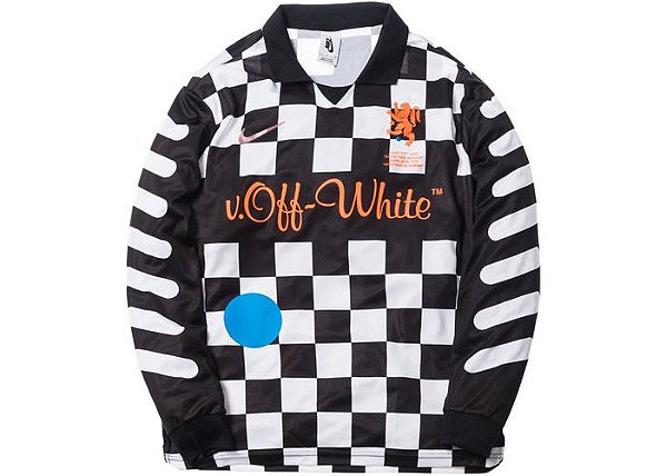 Camiseta Nikelab x Off-White Mercurial NRG X FB Jersey Preta