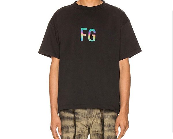 Camiseta Preta Union Los x Fear of God FOG