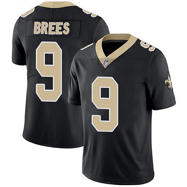 Camisa NFL New Orleans Saints 9 Drew Brees torcedor 796 bordada