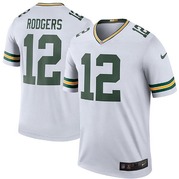 Camiseta Aaron Rodgers Green Bay Packers Para Adultos - Desconto no Preço