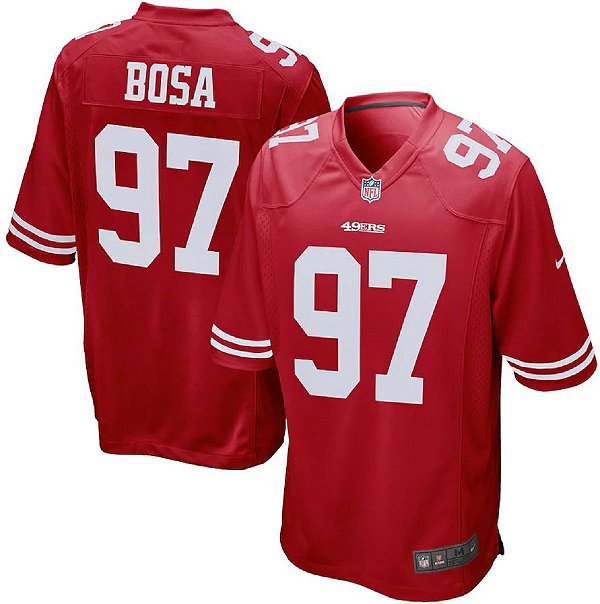Camisa NFL San Francisco 49ers 97 Nick Bosa torcedor 856 bordada