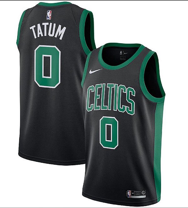 Camiseta NBA Basquete Boston Celtic 0 Jayson Tatum 860 bordado