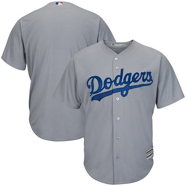 Camisa Baseball Los Angeles Dodgers 2020 Cinza 710 Bordada