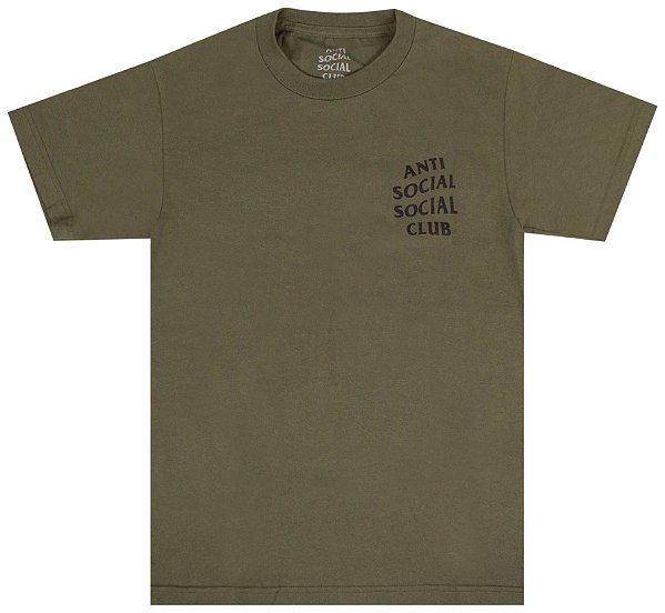 Camiseta Anti Social Social Club Básica Army Green