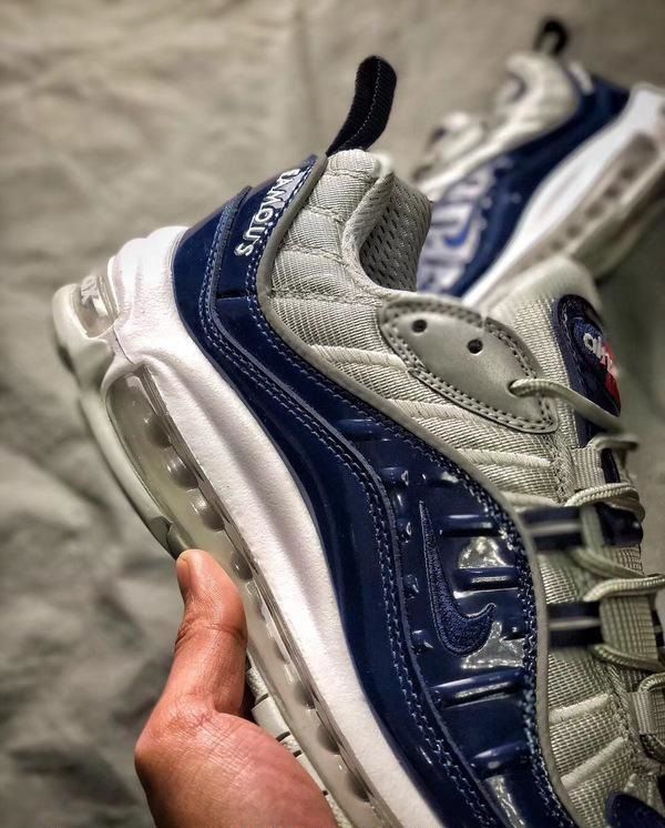Nike x Supreme Air Max 97 Branco/Azul Boutique ZeroUm Conceito Hype de AZ