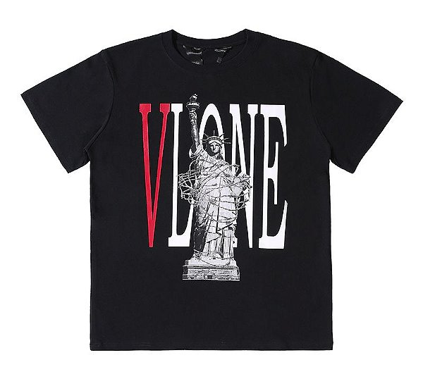 Camiseta VLONE Preta "Liberty Statue"