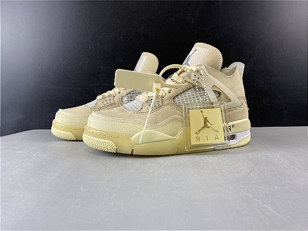 Air Jordan 4 x OFF-WHITE SP 'Sail' - Boutique ZeroUm | Conceito Hype de A-Z