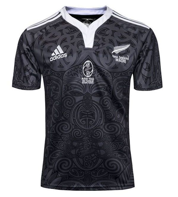 Camiseta Rugby All Blacks 100 ANOS Maori Rau Tau Nova Zelandia - 824