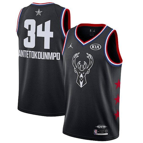 Camiseta Basquete NBA bordada edição exclusiva - 999 - Bucks - Antetokounmpo